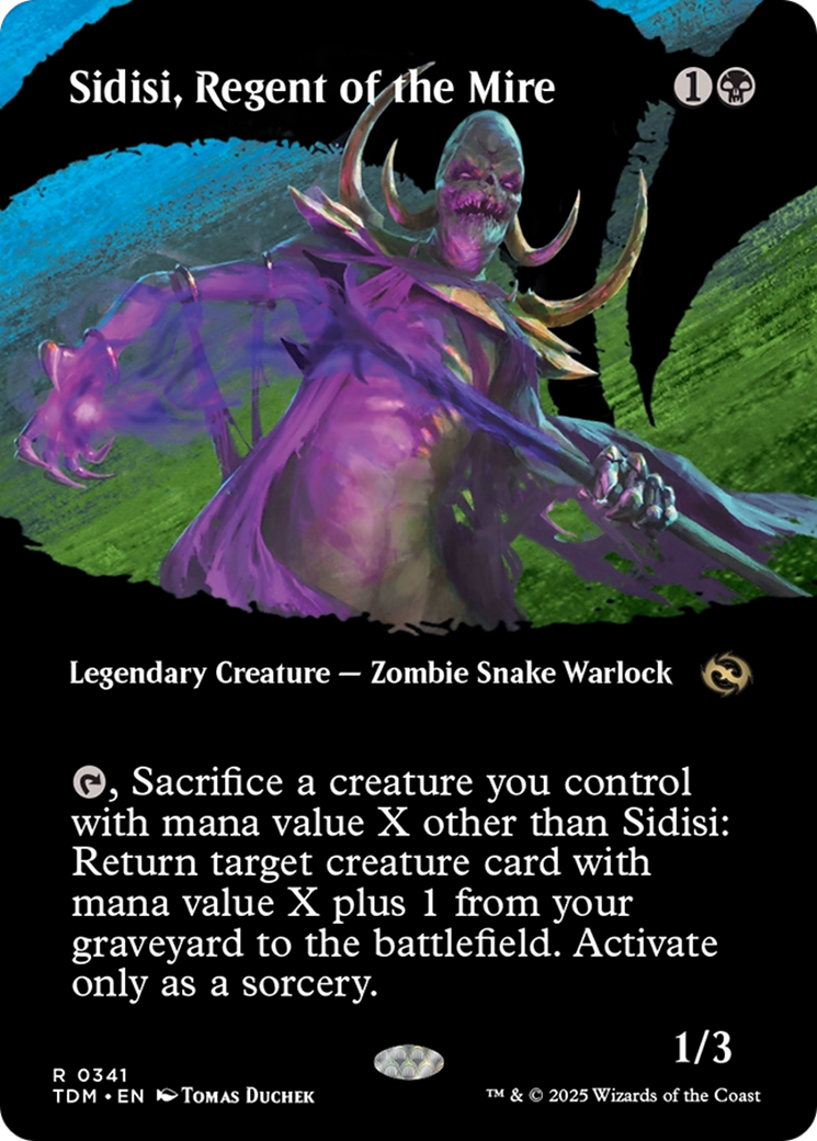 Sidisi, Regent of the Mire (Borderless) [Tarkir: Dragonstorm] | Good Games Cannington