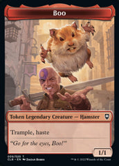 Treasure // Boo Double-Sided Token [Commander Legends: Battle for Baldur's Gate Tokens] | Good Games Cannington