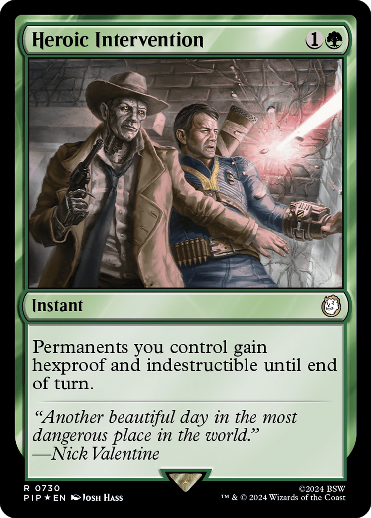 Heroic Intervention (Surge Foil) [Fallout] | Good Games Cannington