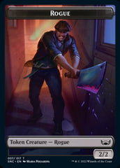 Faerie // Rogue Double-Sided Token [Streets of New Capenna Commander Tokens] | Good Games Cannington