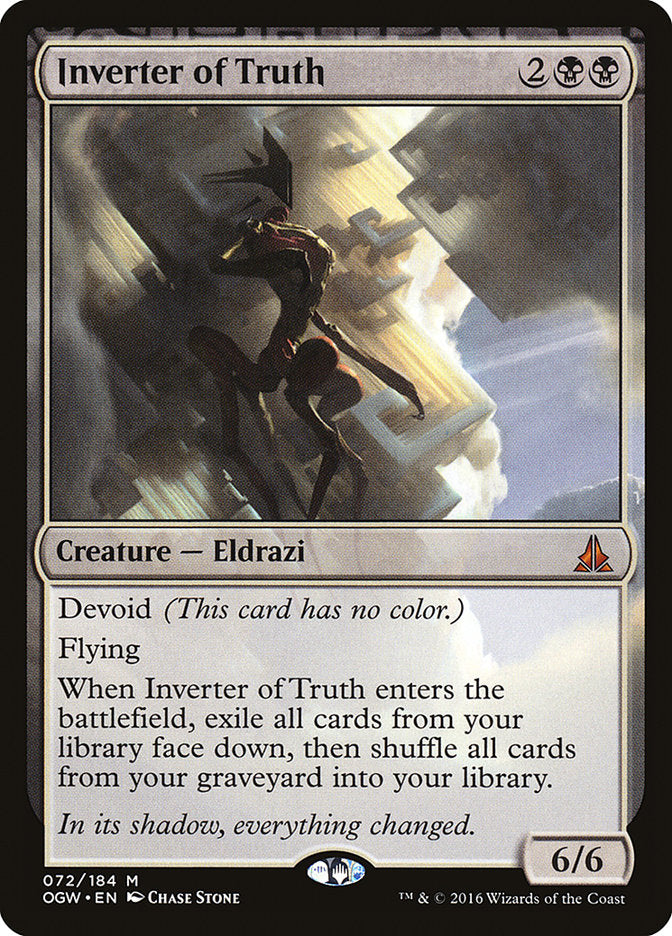 Inverter of Truth 72/184 (Oath of the Gatewatch)  - Foil | Good Games Cannington