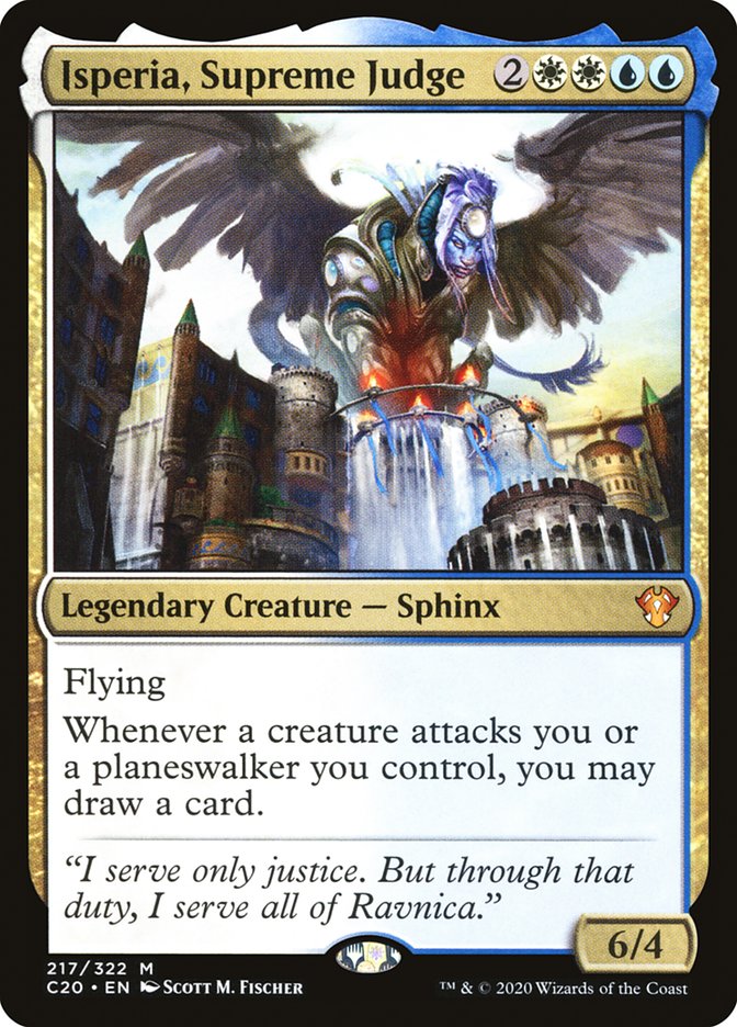 Isperia, Supreme Judge 217/322 (Commander 2020)  | Good Games Cannington