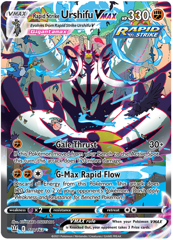 Rapid Strike Urshifu VMAX (170/163) [Sword & Shield: Battle Styles] | Good Games Cannington