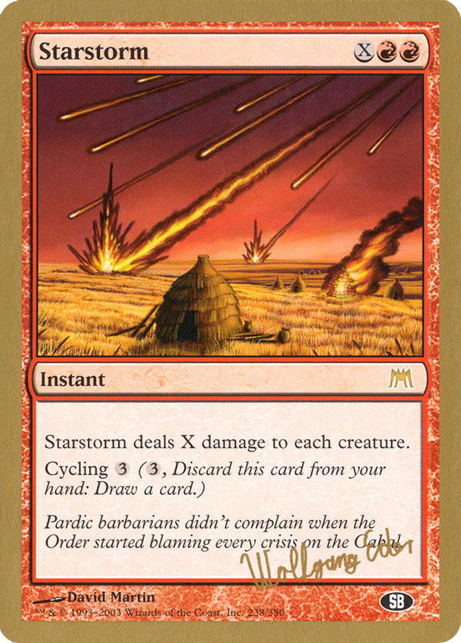Starstorm (Wolfgang Eder) (SB) [World Championship Decks 2003] | Good Games Cannington
