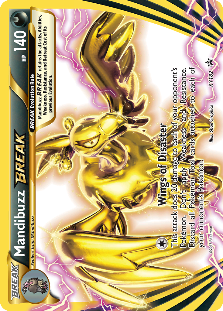 Mandibuzz BREAK (XY182) [XY: Black Star Promos] | Good Games Cannington