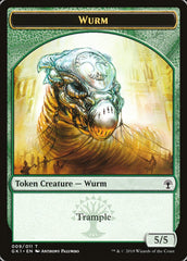 Wurm // Saproling Double-Sided Token [Guilds of Ravnica Guild Kit Tokens] | Good Games Cannington