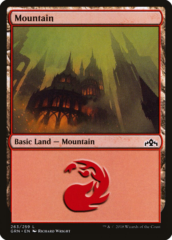 Mountain (263) [Guilds of Ravnica] | Good Games Cannington