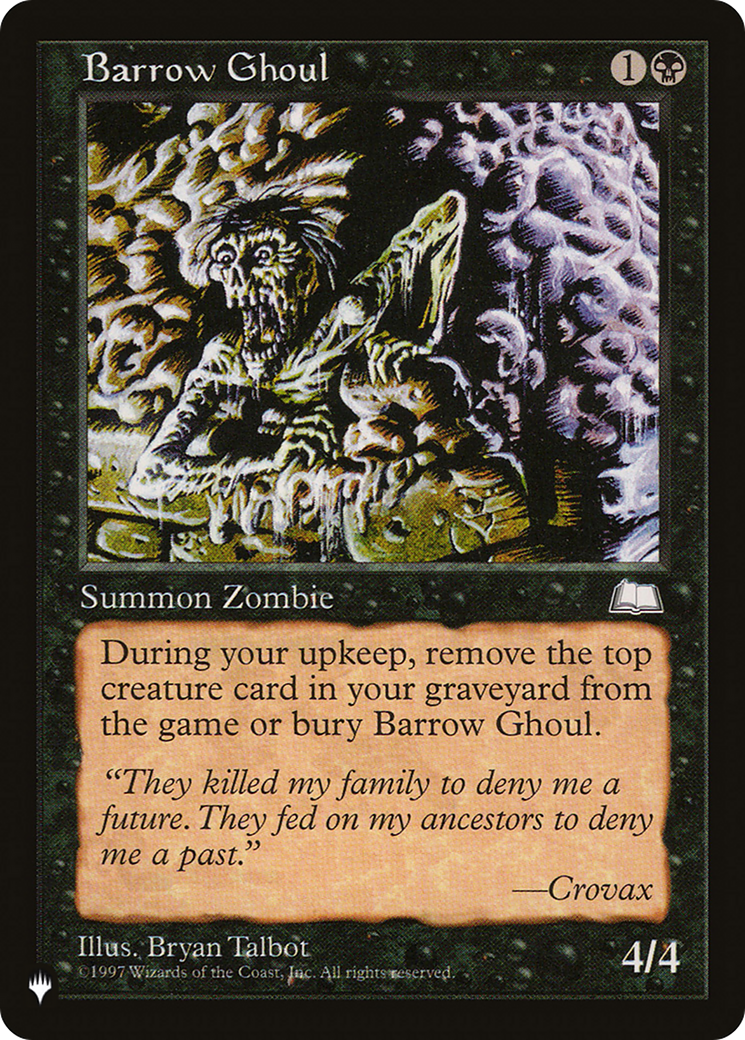 Barrow Ghoul [The List] | Good Games Cannington