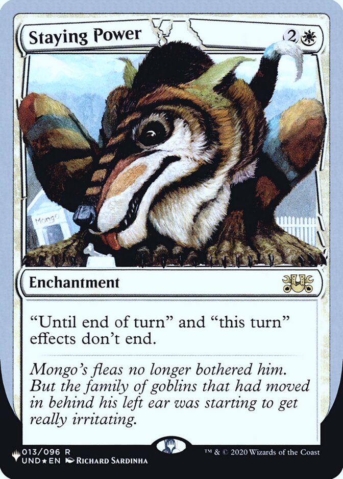 Staying Power (Unfinity Foil Edition) [The List] | Good Games Cannington