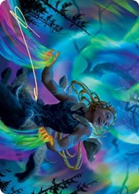 Esika, God of the Tree Art Card (Gold-Stamped Signature) [Kaldheim Art Series] | Good Games Cannington