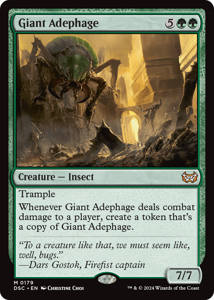 Giant Adephage [Duskmourn: House of Horror Commander] | Good Games Cannington
