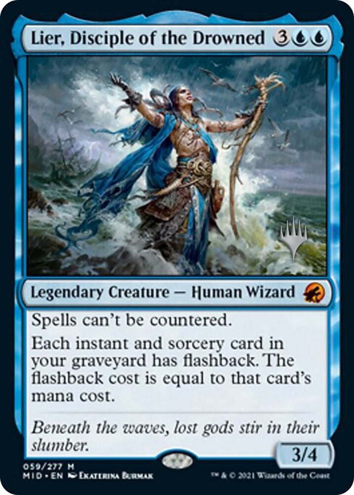 Lier Disciple of the Drowned 59 (Promo Pack: Innistrad: Midnight Hunt)  - Foil | Good Games Cannington