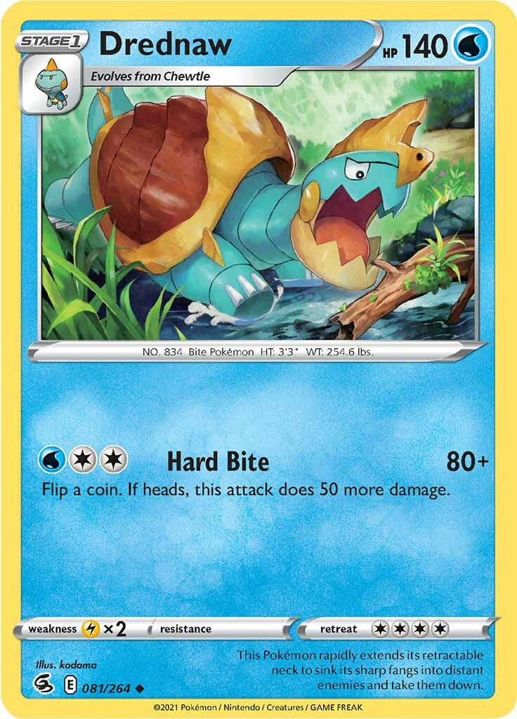 Drednaw (081/264) [Sword & Shield: Fusion Strike] | Good Games Cannington