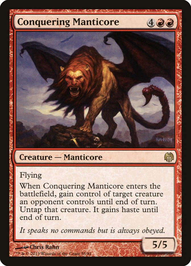 Conquering Manticore [Duel Decks: Heroes vs. Monsters] | Good Games Cannington