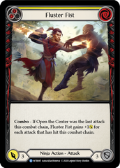 Fluster Fist (Yellow) [U-WTR087] (Welcome to Rathe Unlimited)  Unlimited Rainbow Foil | Good Games Cannington