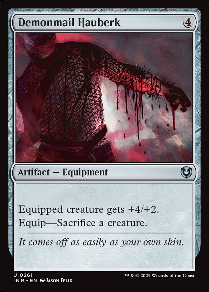 Demonmail Hauberk 261 (Innistrad Remastered)  - Foil | Good Games Cannington