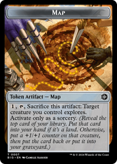Mercenary // Map Double-Sided Token [Outlaws of Thunder Junction Tokens] | Good Games Cannington