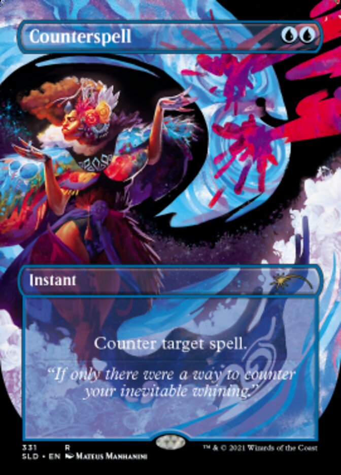 Counterspell (Borderless) [Secret Lair Drop Series] | Good Games Cannington