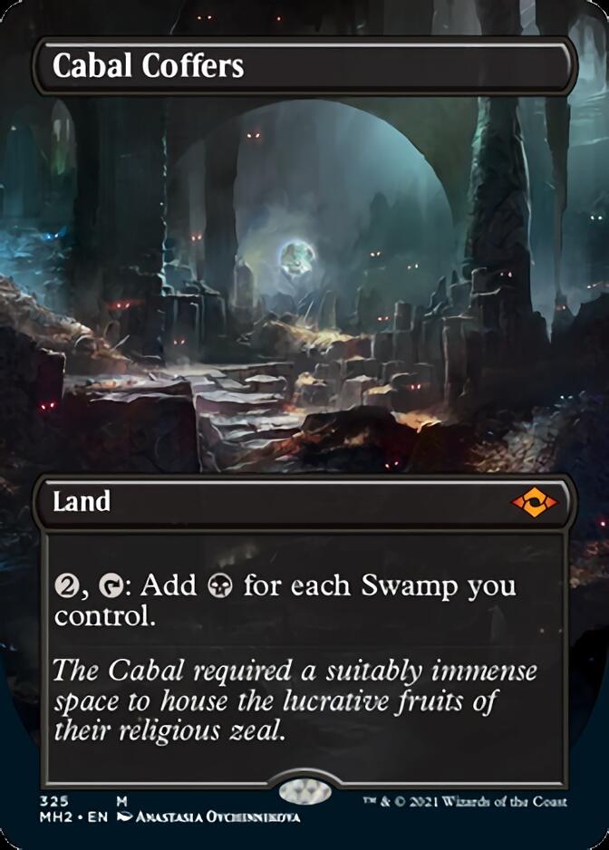Cabal Coffers (Borderless Alternate Art) [Modern Horizons 2] | Good Games Cannington