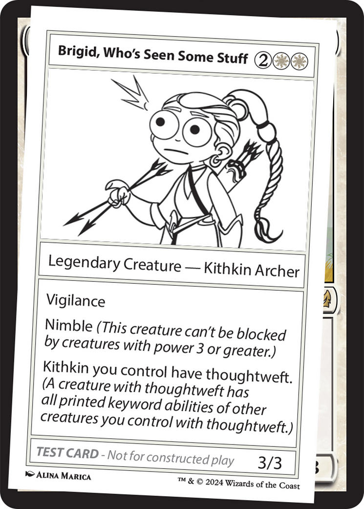 Brigid, Who's Seen Some Stuff [Mystery Booster 2 Playtest Cards] | Good Games Cannington