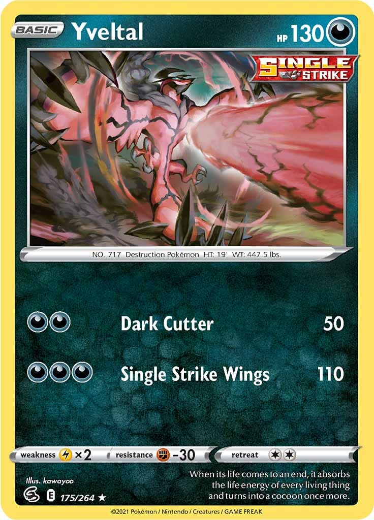 Yveltal (175/264) [Sword & Shield: Fusion Strike] | Good Games Cannington