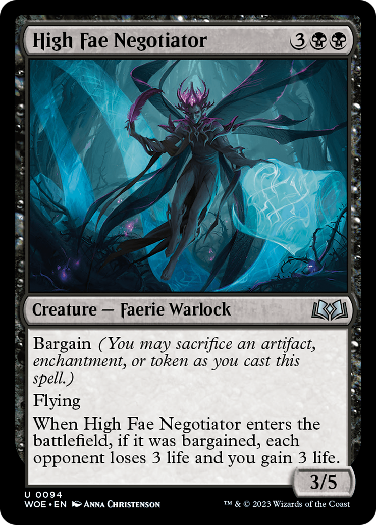 High Fae Negotiator [Wilds of Eldraine] | Good Games Cannington
