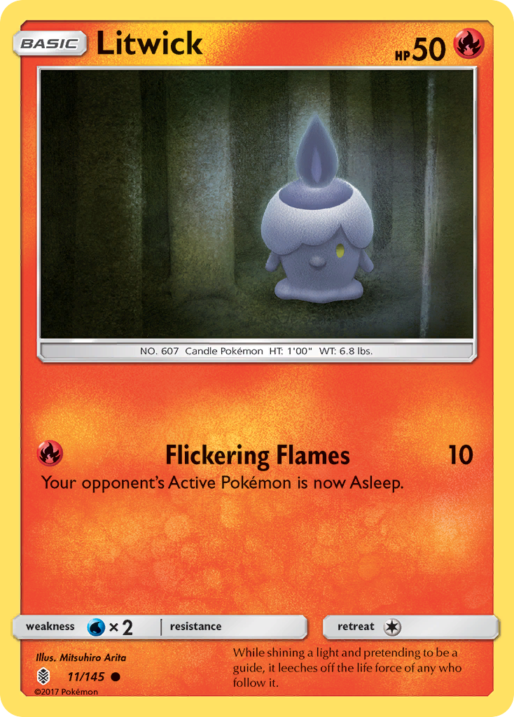 Litwick (11/145) [Sun & Moon: Guardians Rising] | Good Games Cannington