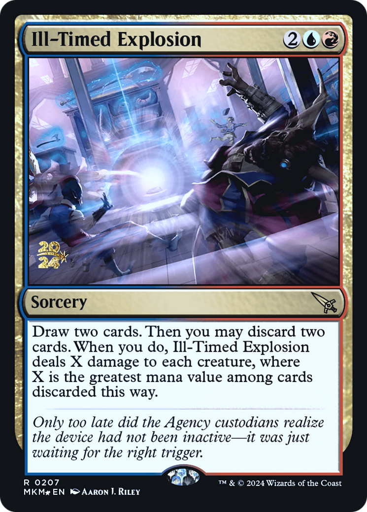 Ill-Timed Explosion [Murders at Karlov Manor Prerelease Promos] | Good Games Cannington