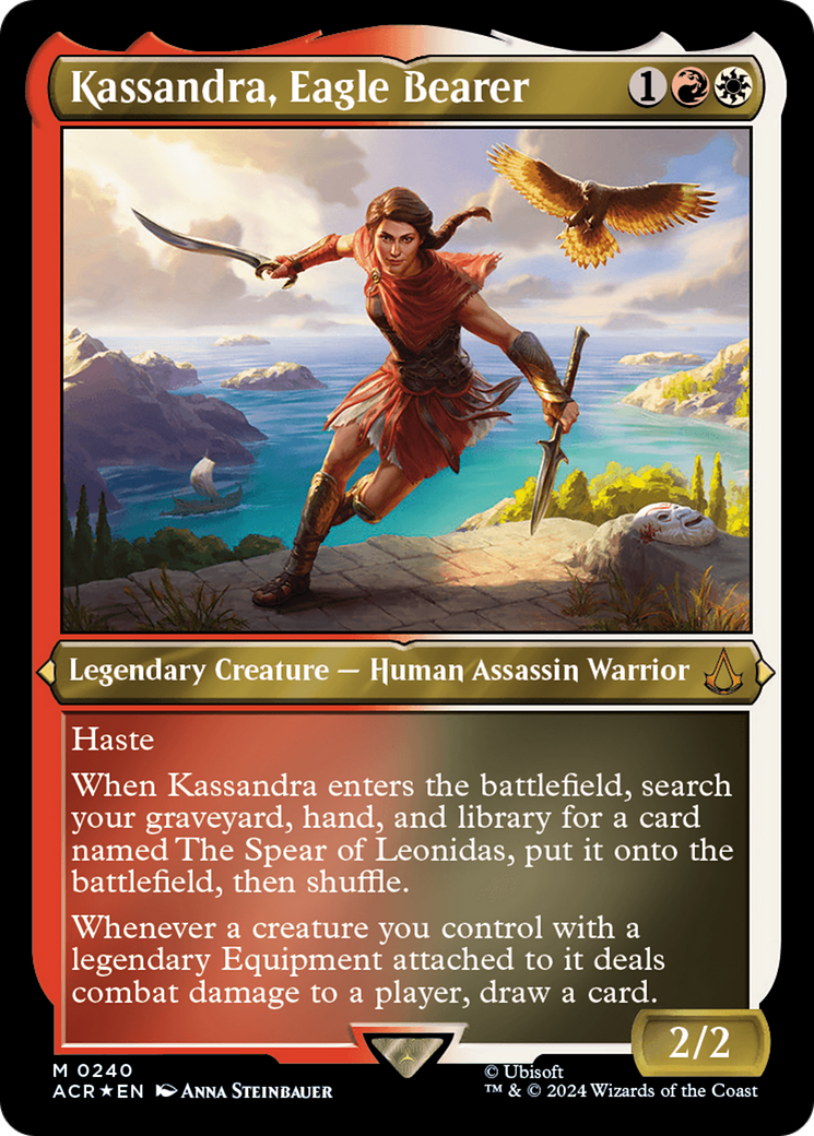 Kassandra, Eagle Bearer (Foil Etched) [Assassin's Creed] | Good Games Cannington