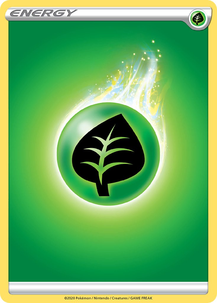 Grass Energy [Sword & Shield: Base Set] | Good Games Cannington