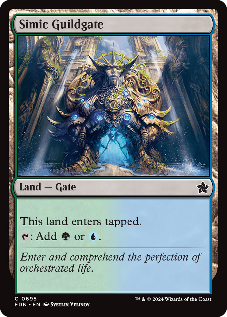 Simic Guildgate [Foundations] | Good Games Cannington