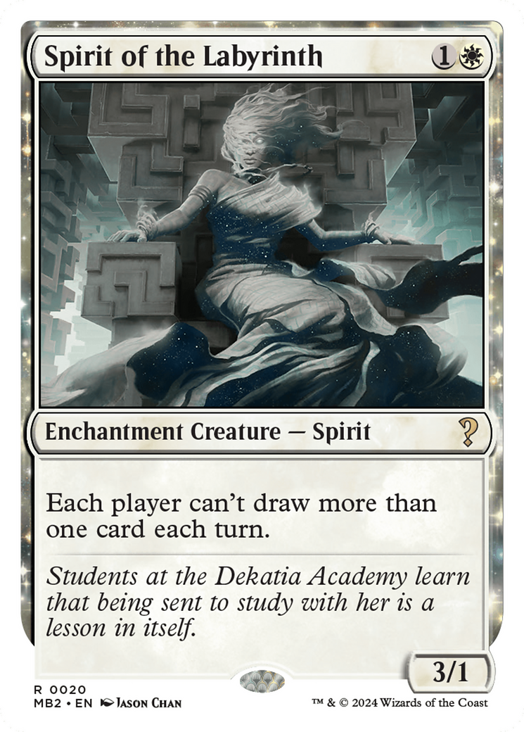 Spirit of the Labyrinth (White Border) [Mystery Booster 2] | Good Games Cannington