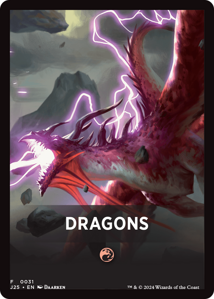 Dragons Theme Card [Foundations Jumpstart Front Cards] | Good Games Cannington