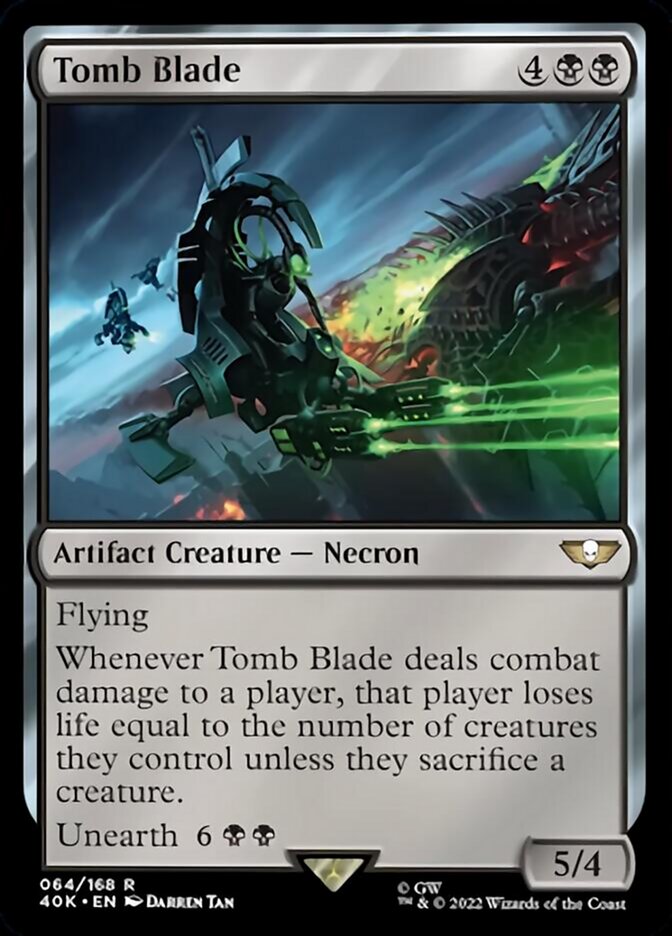 Tomb Blade (Surge Foil) [Warhammer 40,000] | Good Games Cannington