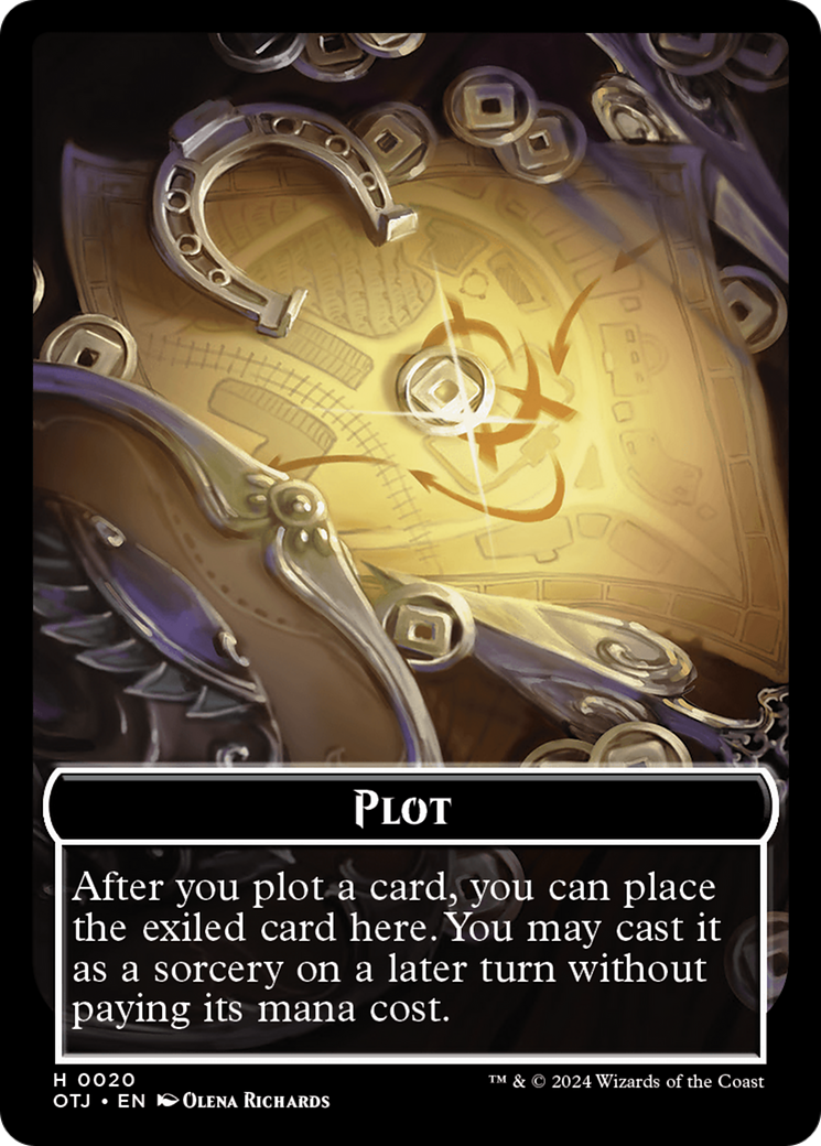 Bat // Plot Double-Sided Token [Outlaws of Thunder Junction: The Big Score Tokens] | Good Games Cannington
