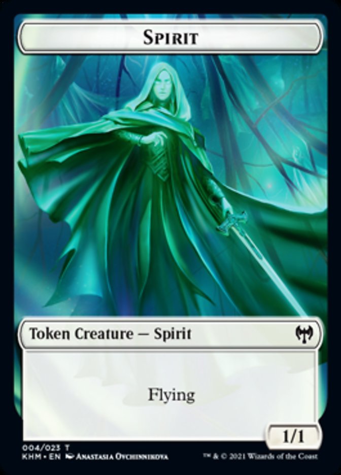 Spirit Token [Kaldheim Tokens] | Good Games Cannington