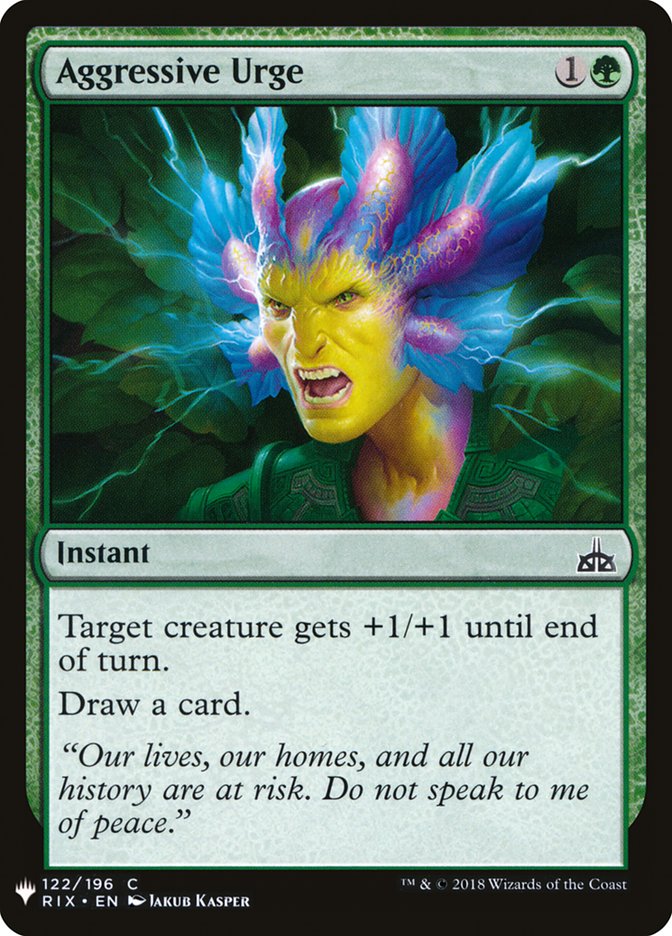 Aggressive Urge [Mystery Booster] | Good Games Cannington