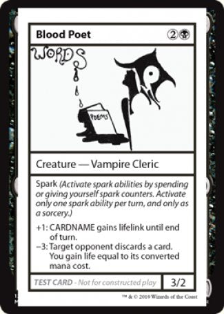 Blood Poet (2021 Edition) [Mystery Booster Playtest Cards] | Good Games Cannington