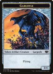 Gargoyle // Elf Warrior Double-Sided Token [Commander 2014 Tokens] | Good Games Cannington