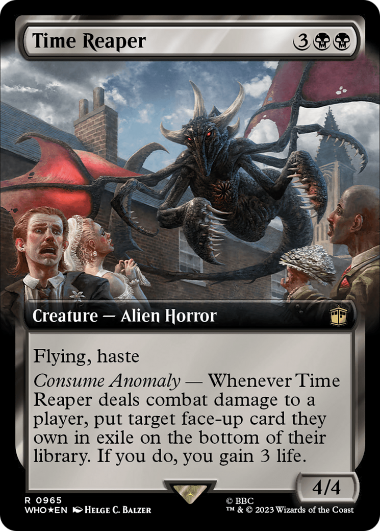 Time Reaper (Extended Art) (Surge Foil) [Doctor Who] | Good Games Cannington