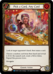 Pick a Card, Any Card (Yellow) [EVR168] (Everfest)  1st Edition Normal | Good Games Cannington