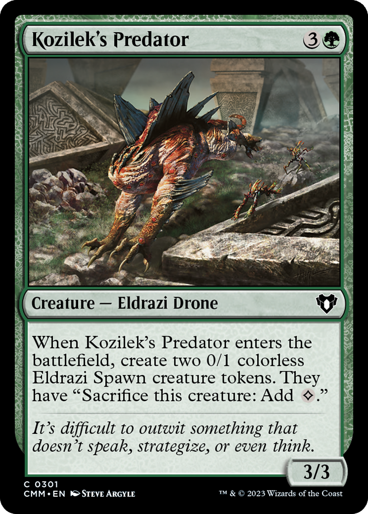 Kozilek's Predator [Commander Masters] | Good Games Cannington