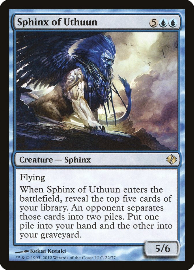 Sphinx of Uthuun [Duel Decks: Venser vs. Koth] | Good Games Cannington