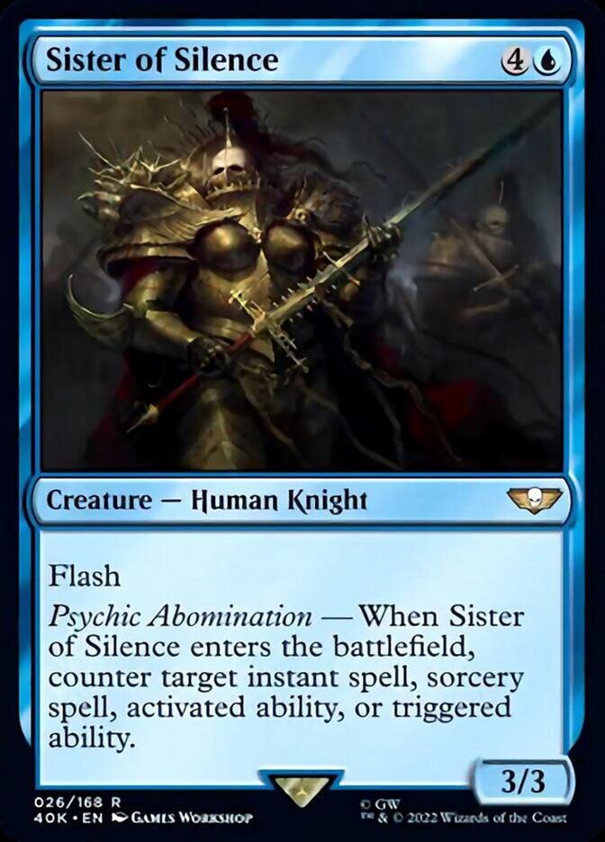 Sister of Silence (Surge Foil) [Warhammer 40,000] | Good Games Cannington