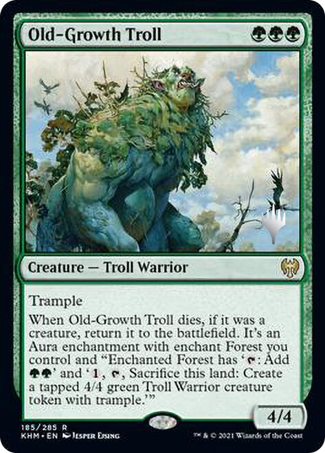 Old-Growth Troll (Promo Pack) [Kaldheim Promos] | Good Games Cannington
