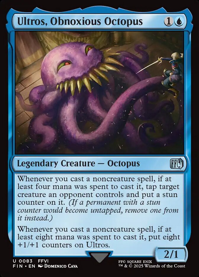 Ultros, Obnoxious Octopus 83 (FINAL FANTASY)  - Foil | Good Games Cannington