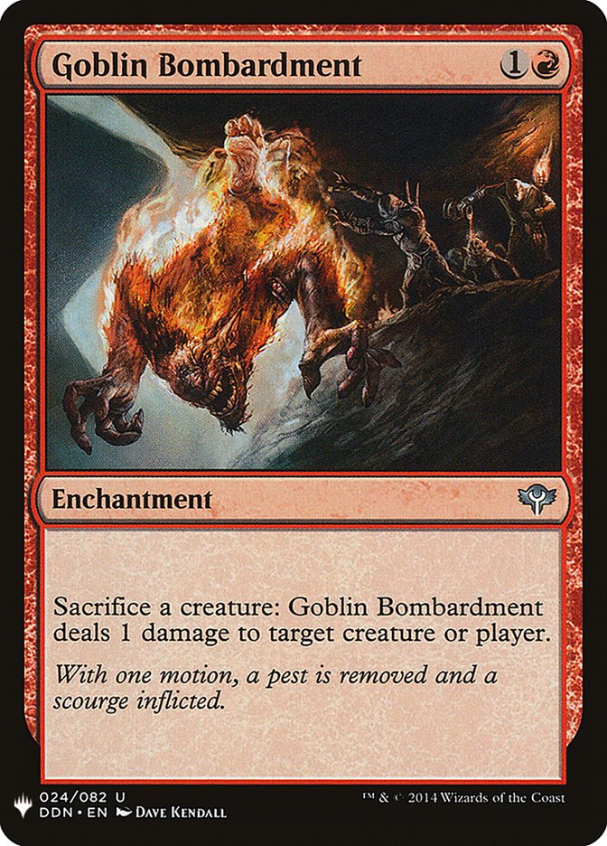 Goblin Bombardment [Mystery Booster] | Good Games Cannington