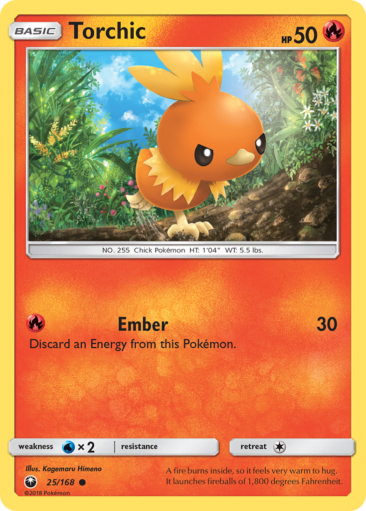 Torchic (25/168) [Sun & Moon: Celestial Storm] | Good Games Cannington