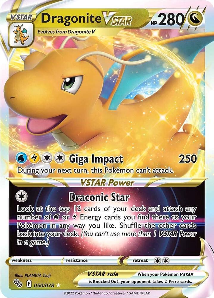 Dragonite VSTAR 050/078 (Pokemon GO)  - Holofoil | Good Games Cannington