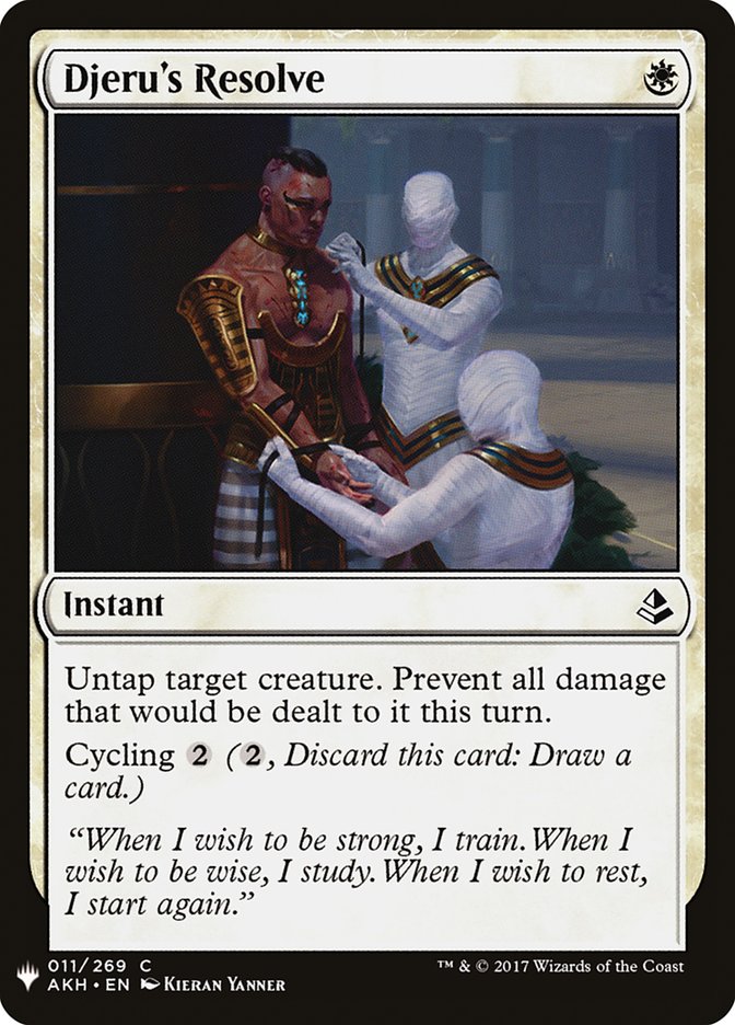 Djeru's Resolve [Mystery Booster] | Good Games Cannington
